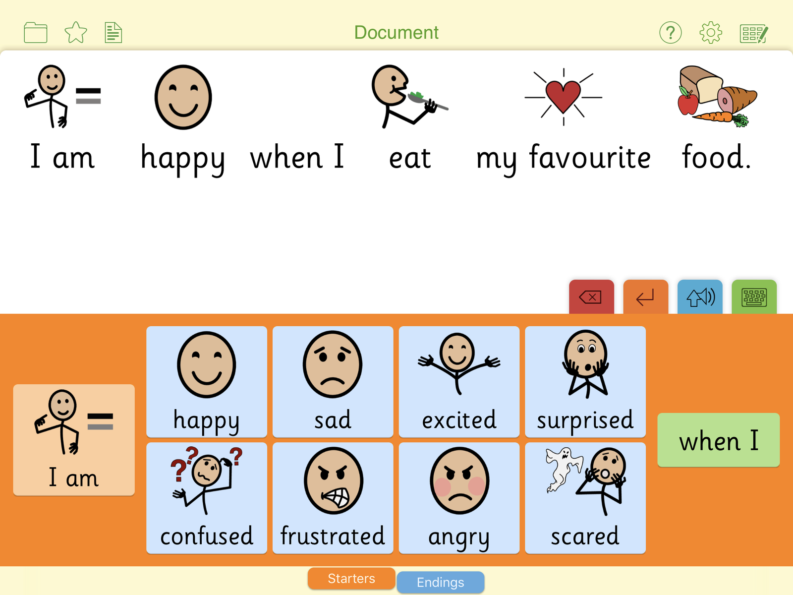 1. Symbol support for writing
