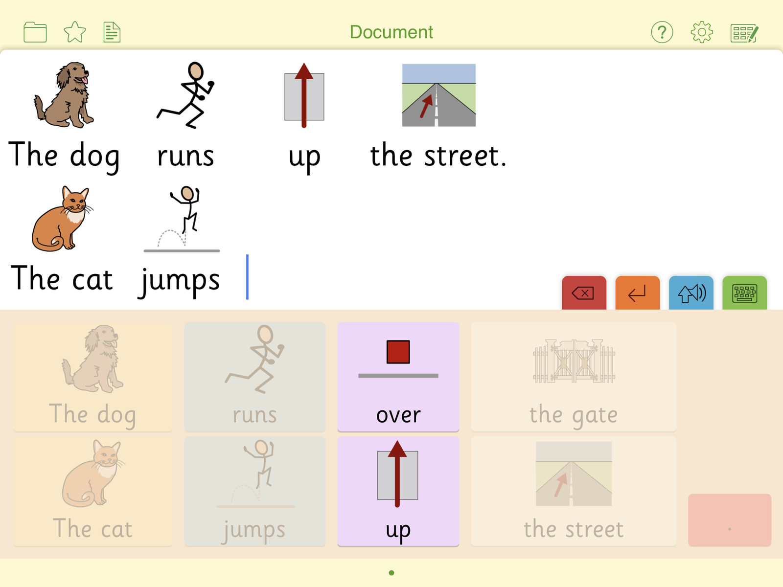 4bUS. Left to right directionality