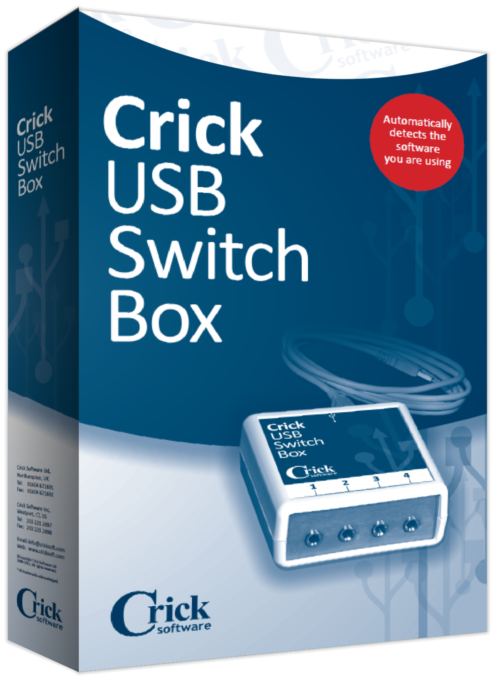 The Crick USB switch interface box