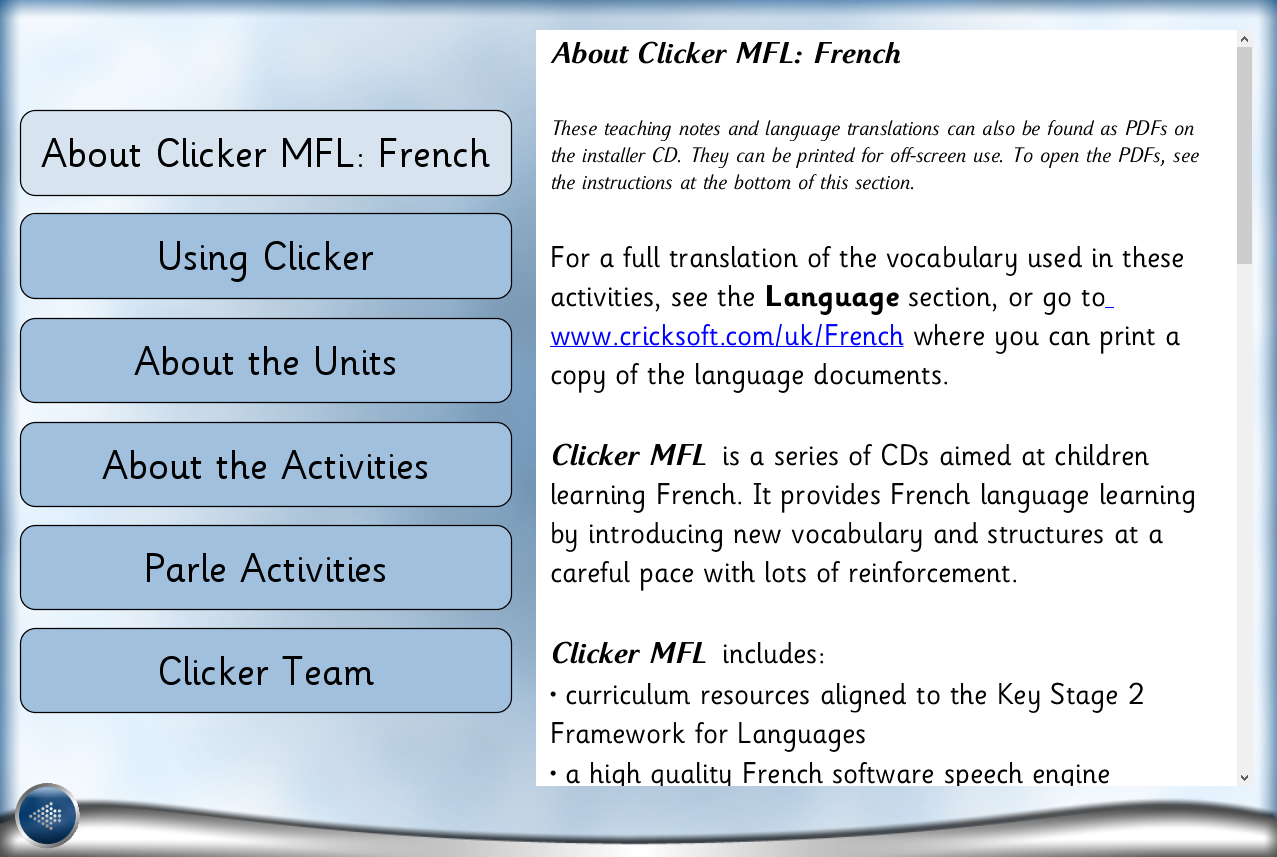 07 French teaching notes